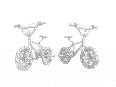 Mini BMX Bicycle Moto Xross Model  3D model