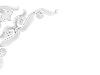 Ornamental Architectural Flourish 3D model