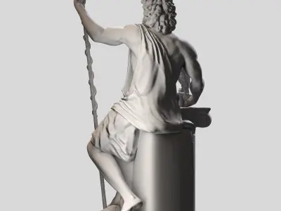 Zeus sculpt 3D print model