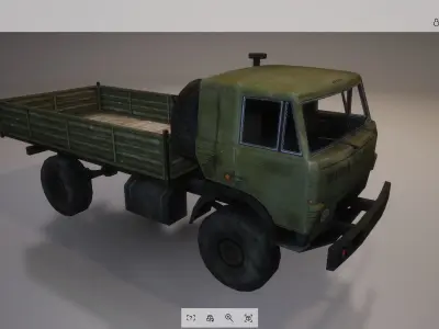 Vehicle - Truck 04 Low-poly 3D model