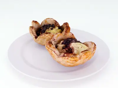 Pastries Desserts 3D model