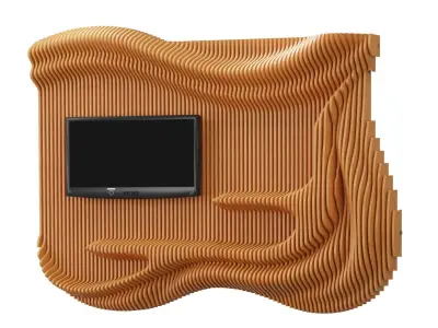 Parametric TV 3D model 17  3D model