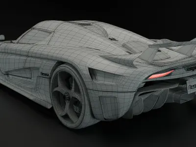 Koenigsegg Regera 3D Model 3D model