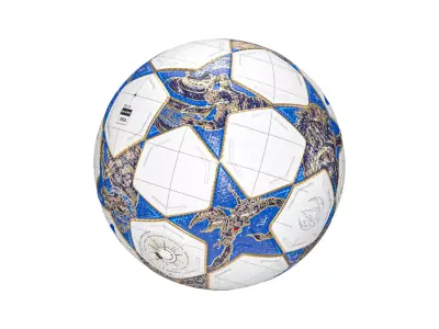 UEFA Champions League 2026 Match Ball 3D model Low-poly 3D model