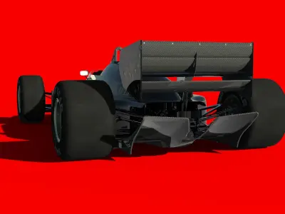 LOTUS-98T racing car 3D model