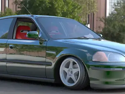 honda civic ferio 3D model