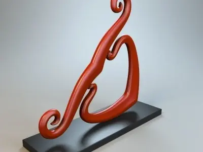 Abstract Figure 3D model