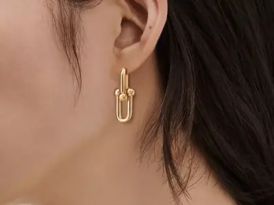 Tiffany Earrings Hardwear 3D print model