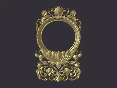 Carved Decor Ornament 3D print model