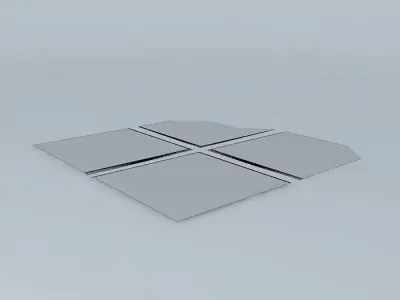 TILES metal plate Free 3D model