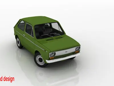 seat 133 1979 3D model
