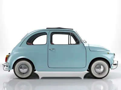 Fiat 500 1965 3D model