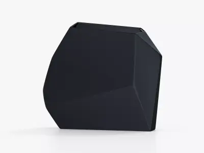 Black Vase Origami Large Low-poly 3D model