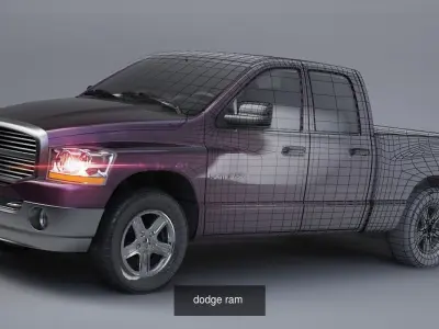 HQ Cars collection  7 cars 3D Model Pack