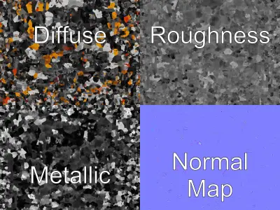 Curiosity Mars Rover Robotic Exploration Model Pack Low-poly 3D model