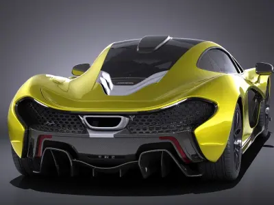 McLaren P1 2016 VRAY 3D model