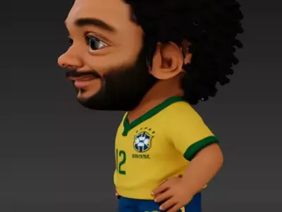 Marcelo Chibi Style 3D Model 3D print model