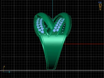 Women Ring 3DM Womens Ring 3d models 3D print model 3D print model 47