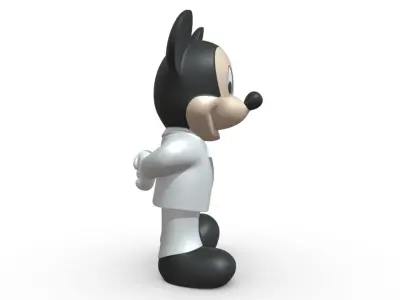 mikki mouse businesmen  3D print model