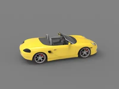 2003 Porsche Boxster 3D model