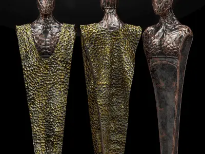 Sculpture of the army 3D model