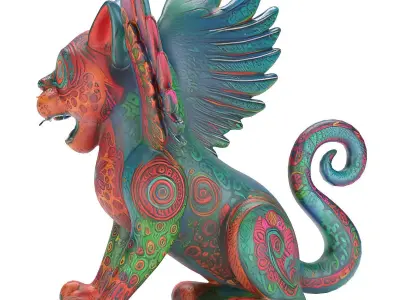 Alebrije Jaguar  3D model