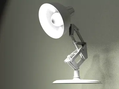 pixar lamp 3D model Low-poly 3D model