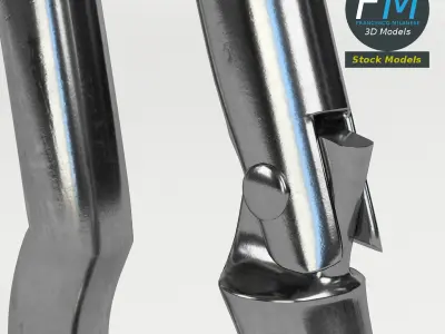 Carabiner cable clip 3D model