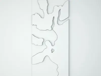 Teak Root Mirror 8 3D model