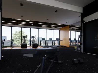 GYM DESIGN SPACE 3D model