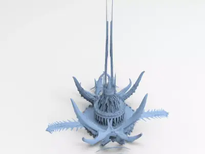 High king Atlan temple top 1 3D model