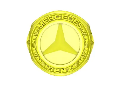 A3836 Logo Car Men Ring 3D print model