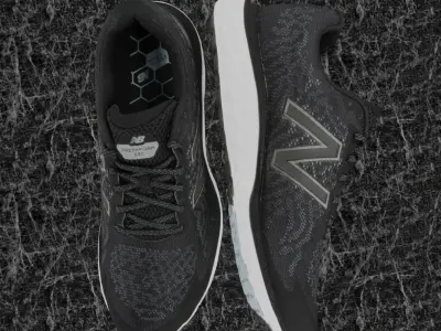 NEW BALANCE 680  3D SHOES Low-poly 3D model