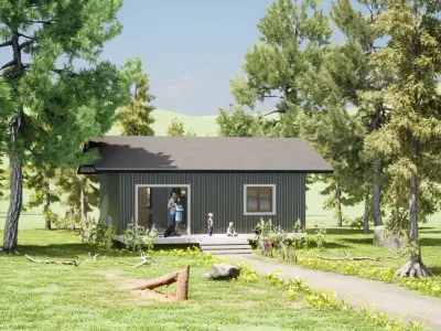 015Smallhouse1f48m2 Free 3D model
