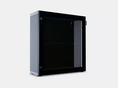 BESTA Shelf unit with glass door 18 3D model