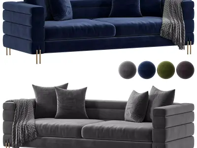 HARVARD SOFA BY CAZARINA 3D model