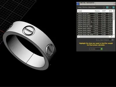 Ring model 567 3D print model