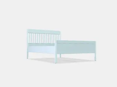 IDANAS Bed frame 20 Low-poly 3D model
