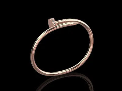 Juste un clou Bracelet 15 Size with Gems N83 3D print model