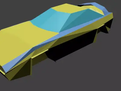 Need for Madness Toyota Supra Low-poly 3D model