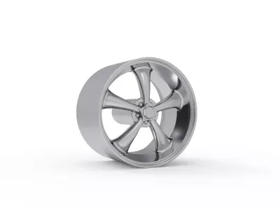 AMERICAN RACING CLASSIC TORQ THRUST II WHEEL 3D PRINT MODEL 3D print model