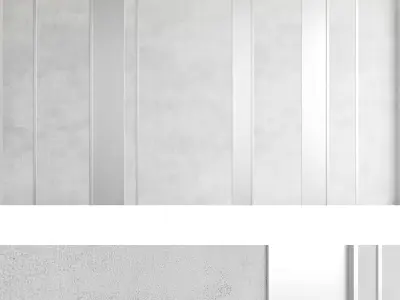 Decorative wall panel set 49 3D model