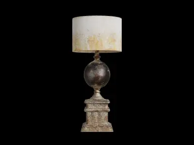 Shiloh Table Lamp Low-poly 3D model