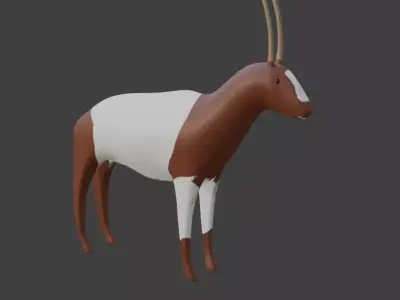 Goat 3D Model  3D model