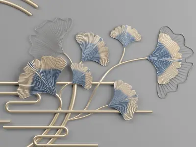 Wall decor 3D model 17
