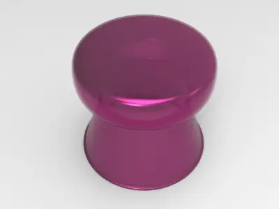 Friday Side Table Low-poly 3D model