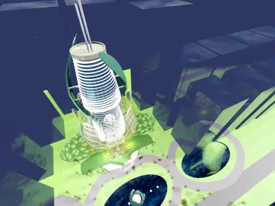 Building Conceptual design 3D model