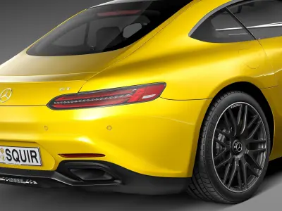 Mercedes-Benz AMG GT S 2016 3D model