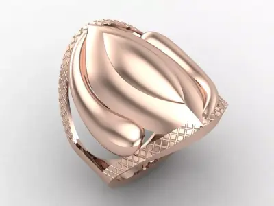 Plain Ring Women Ready STL 3DM Models Womens Rings 3D models 3D print model 81