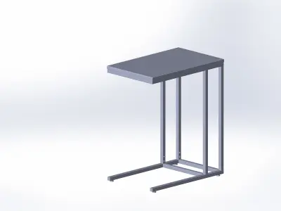 Table for a laptop 3D model
